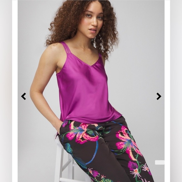 NWT Soma Satin Strappy Cami in Prism Purple Sleep Lounge Casual , size XXL - Picture 8 of 9